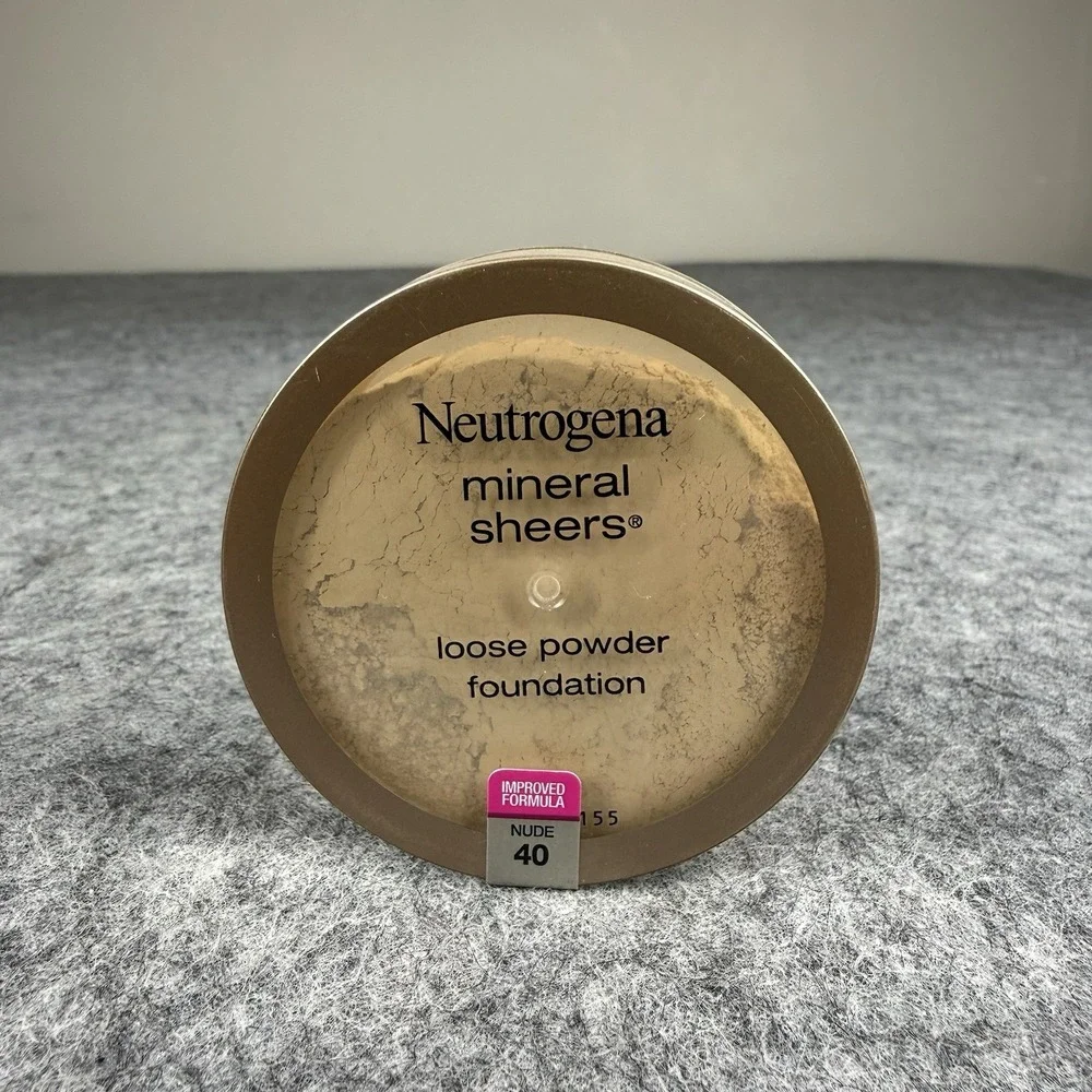 Neutrogena Mineral Sheers Loose Powder Foundation 0.19 oz Sealed 40 - Nude